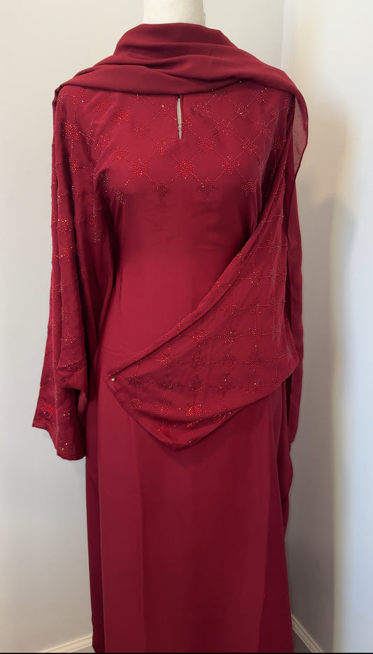 Ruby abaya